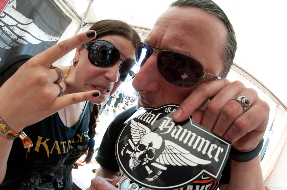 Die METAL HAMMER-Redaktion am Wacken Open Air 2014