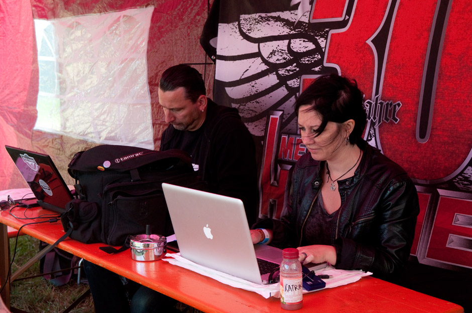 Die METAL HAMMER-Redaktion am Wacken Open Air 2014