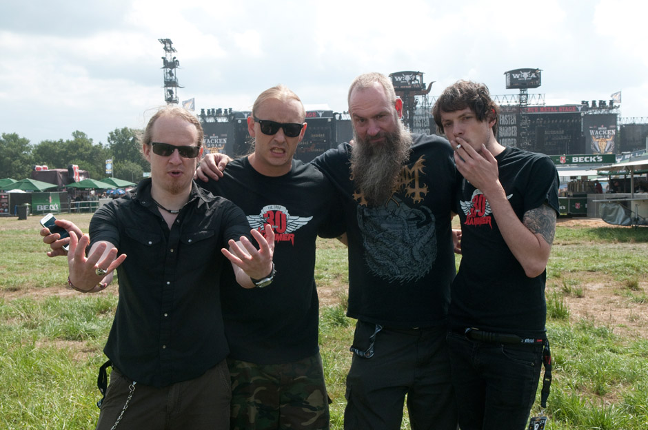 Die METAL HAMMER-Redaktion am Wacken Open Air 2014