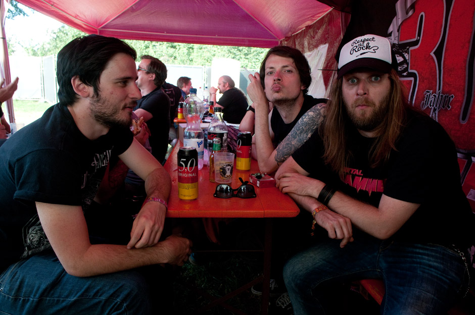 Die METAL HAMMER-Redaktion am Wacken Open Air 2014