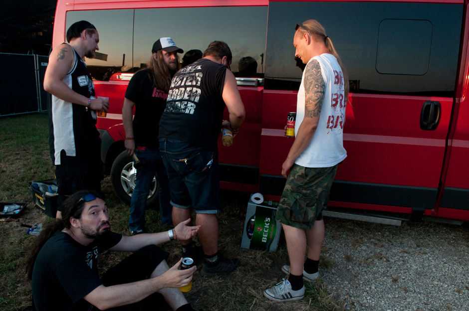 Die METAL HAMMER-Redaktion am Wacken Open Air 2014