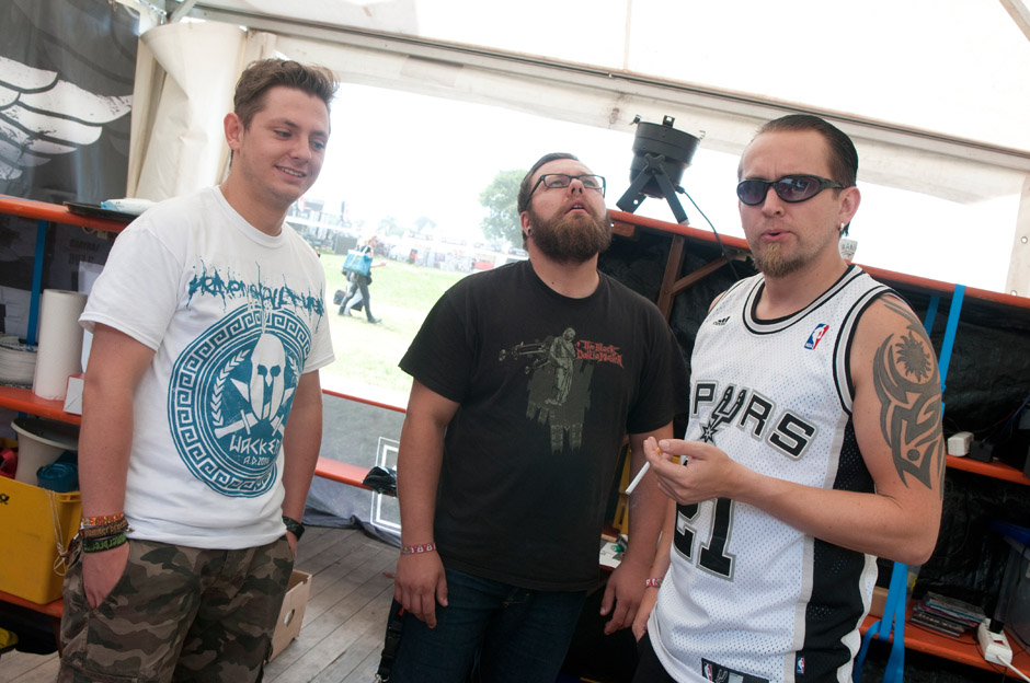 Die METAL HAMMER-Redaktion am Wacken Open Air 2014