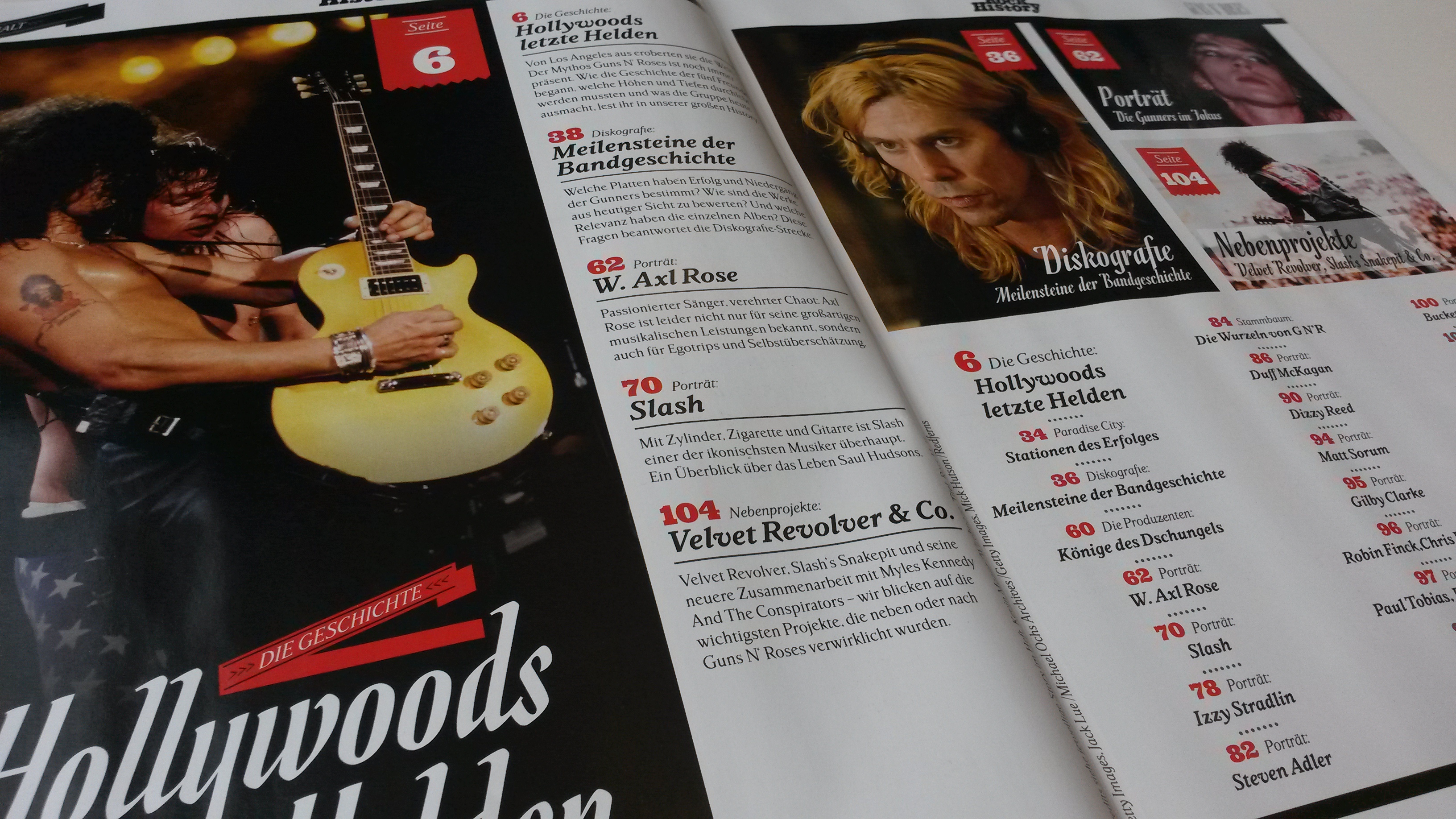 Guns N’ Roses-Sonderheft ROCK HISTORY presented by METAL HAMMER