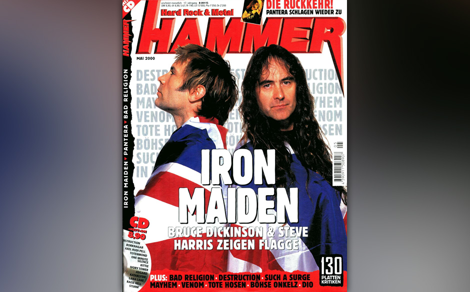 Iron Maiden auf dem METAL HAMMER-Titelbild