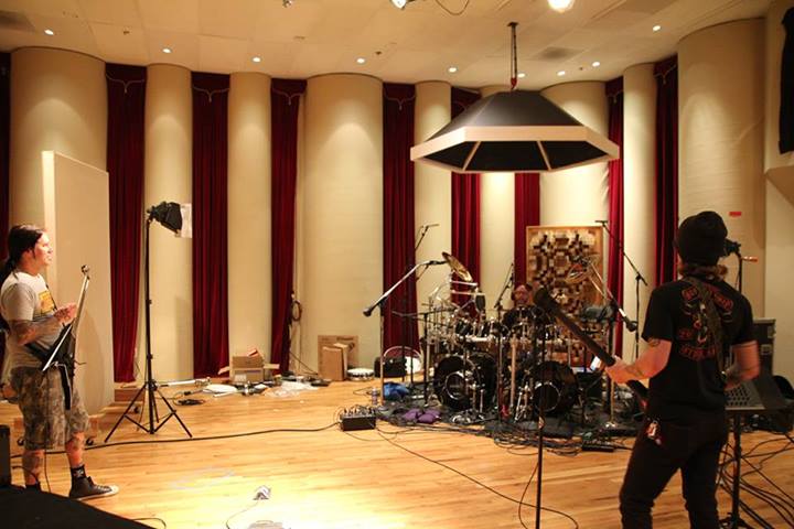 Machine Head im Studio, Mai 2014