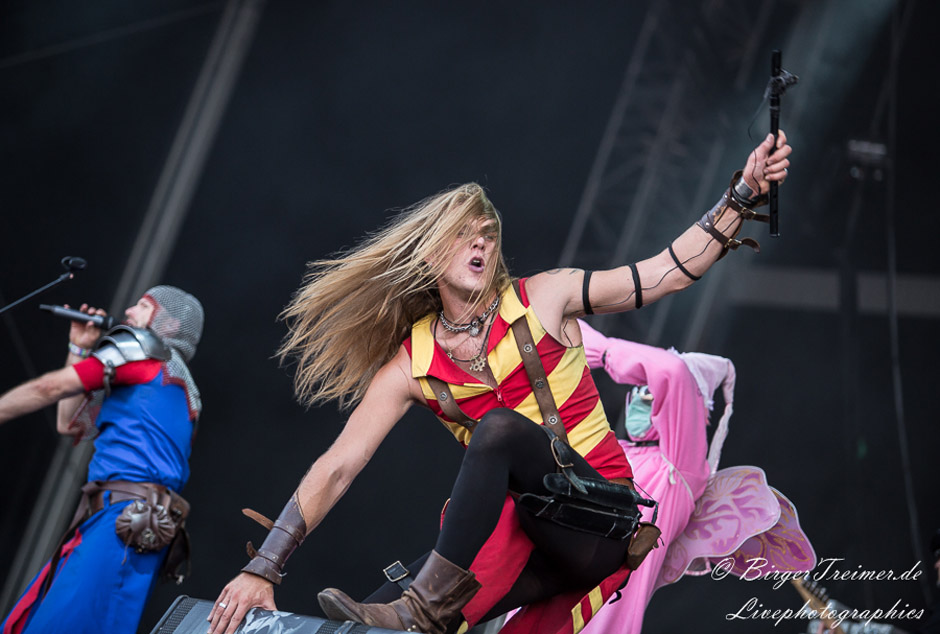 Feuerschwanz live, M'era Luna Festival 2014