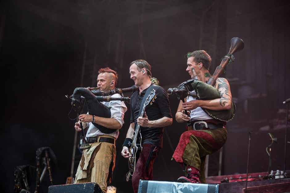 In Extremo live, M'era Luna Festival 2014