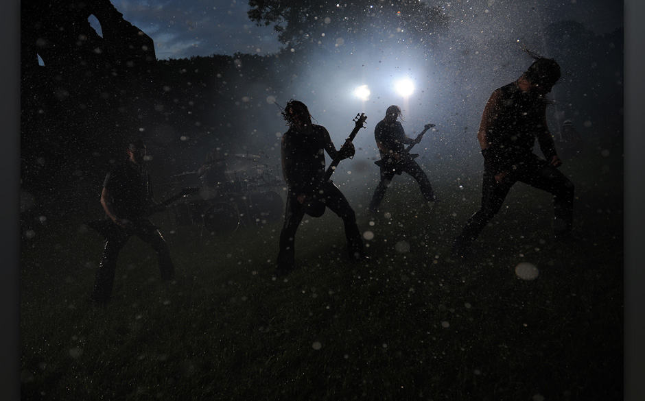 Beim Videodreh zu Amon Amarths ‘Deceiver Of The Gods’