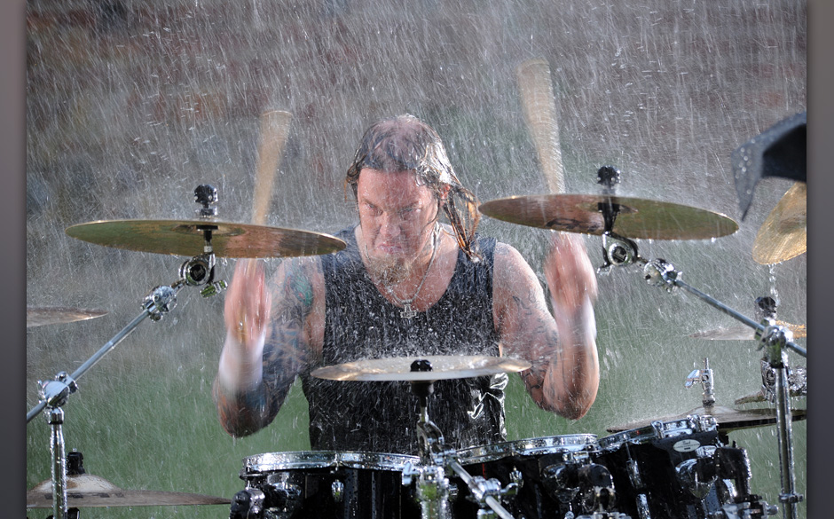 Beim Videodreh zu Amon Amarths ‘Deceiver Of The Gods’