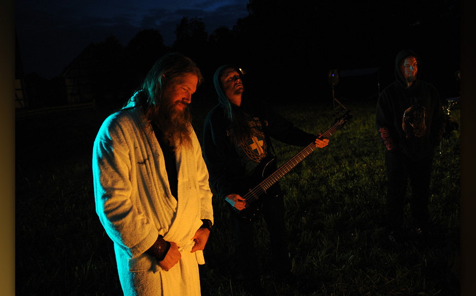 Beim Videodreh zu Amon Amarths ‘Deceiver Of The Gods’