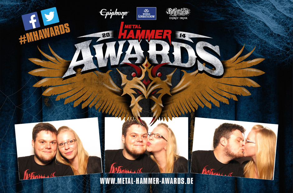 Metalheads zeigen Gesicht: Die Fotobox der METAL HAMMER AWARDS 2014