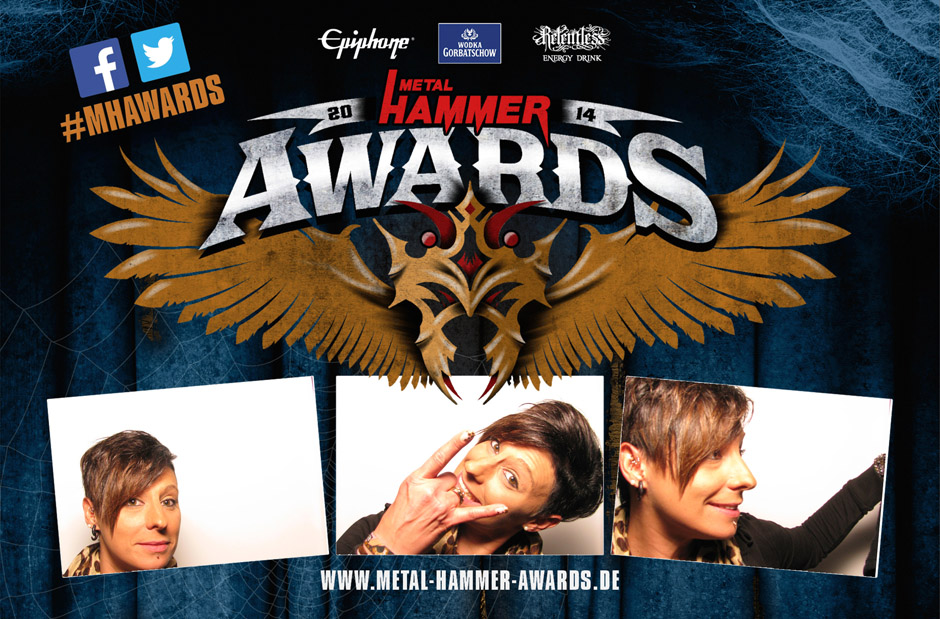 Metalheads zeigen Gesicht: Die Fotobox der METAL HAMMER AWARDS 2014
