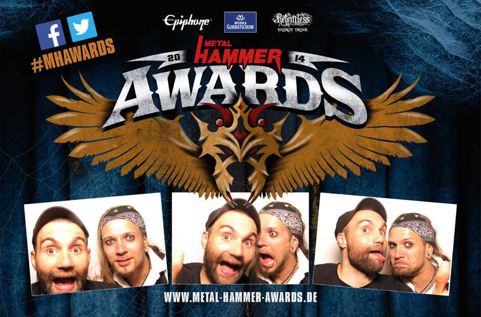 Metalheads zeigen Gesicht: Die Fotobox der METAL HAMMER AWARDS 2014