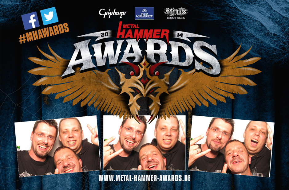 Metalheads zeigen Gesicht: Die Fotobox der METAL HAMMER AWARDS 2014