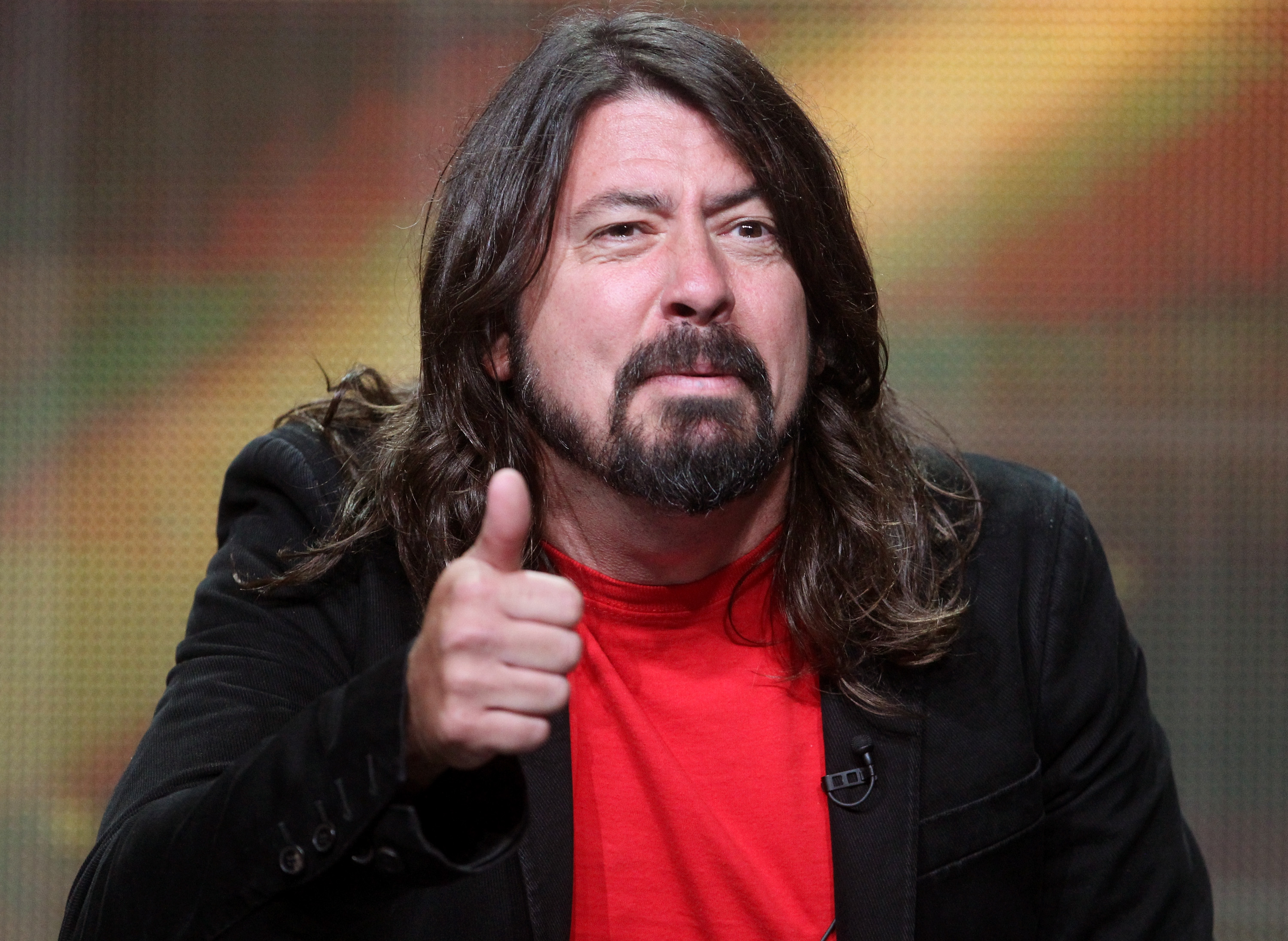 BEVERLY HILLS, CA - JULY 10:  Musician/writer/director Dave Grohl speaks onstage at the 'Foo Fighters: Sonic Highways' panel 