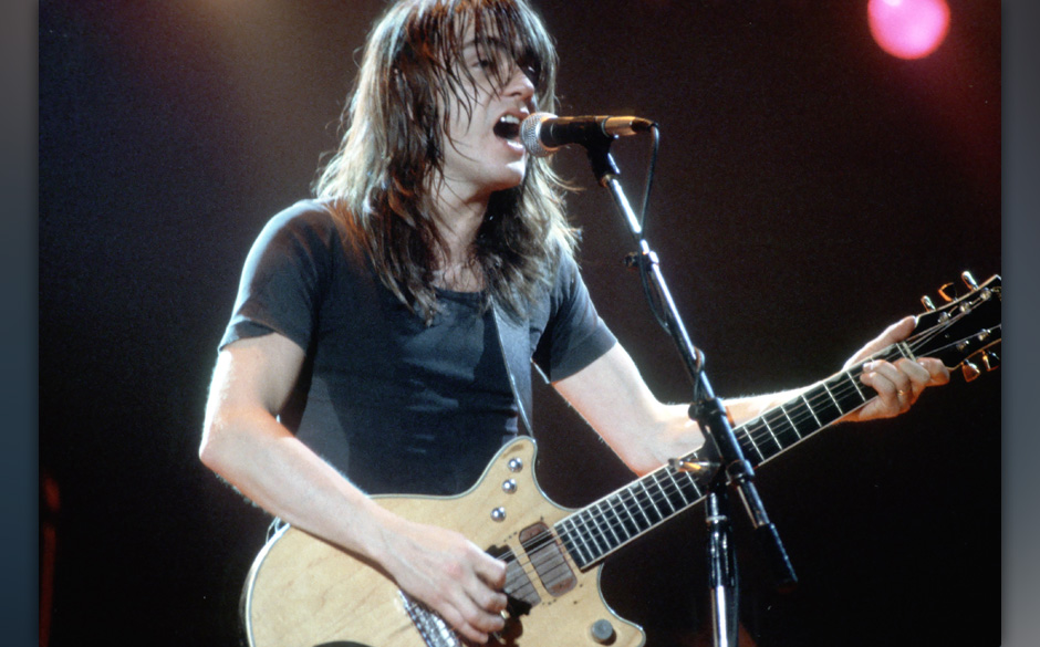 UNSPECIFIED - CIRCA 1980:  Photo of ACDC & Malcolm Young  (Photo by Larry Hulst/Michael Ochs Archives/Getty Images)