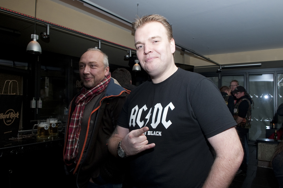 AC/DC-Releaseparty zu ROCK OR BUST, 27.11., Hamburg: Hardrock Cafe