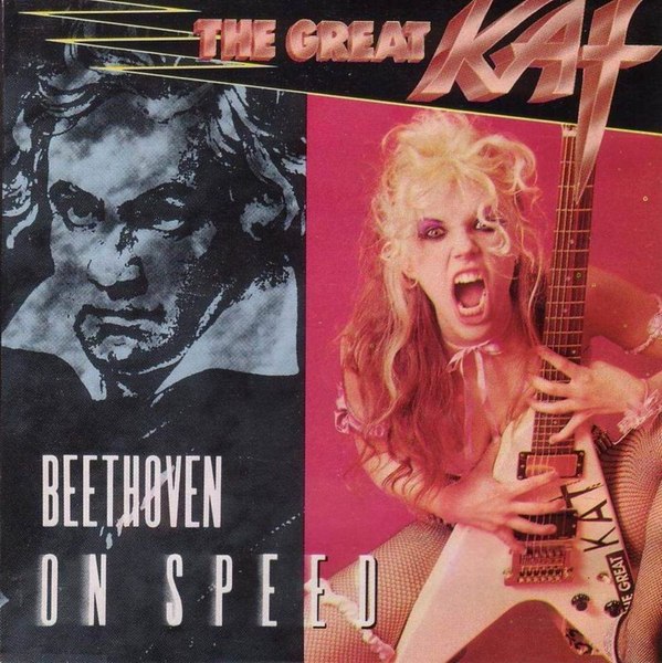 Spiegel-Fotostrecke 'Peinliche Plattencover' The Great Kat BEETHOVEN ON SPEED