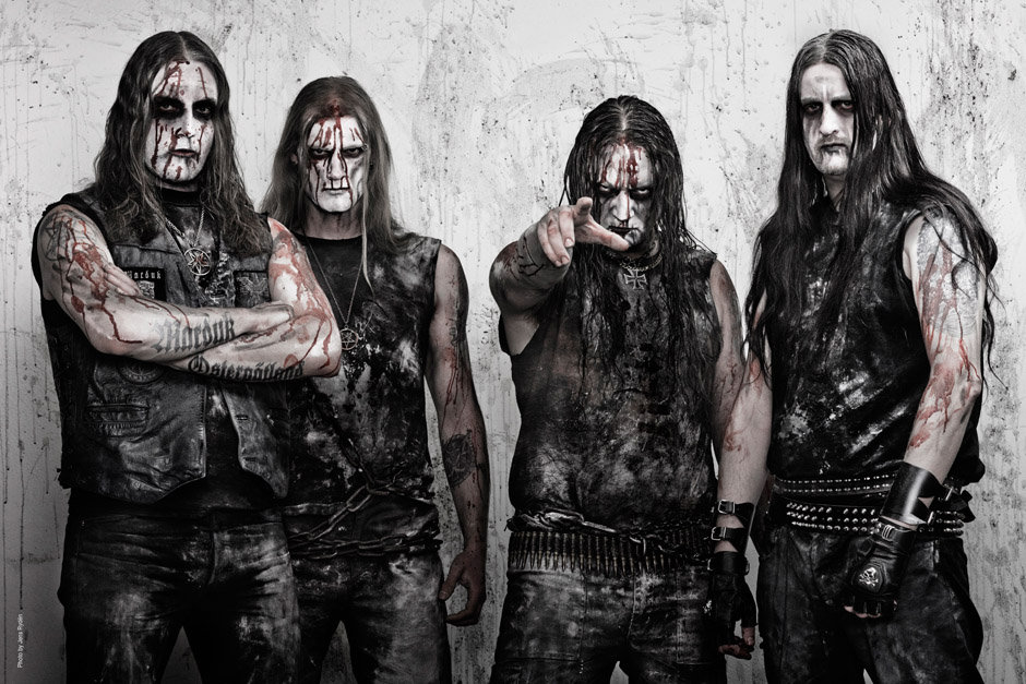 Marduk‚ march 2012
Left to right: Morgan, Lars, Mortuus, Devo