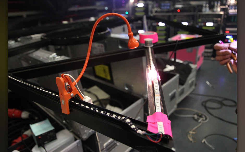 Backstage bei In Flames + Papa Roach + Wovenwar + While Shee Sleeps, Tour 2014