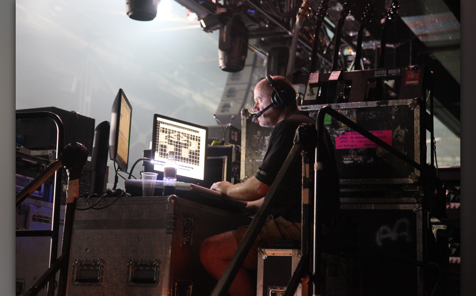 Backstage bei In Flames + Papa Roach + Wovenwar + While Shee Sleeps, Tour 2014