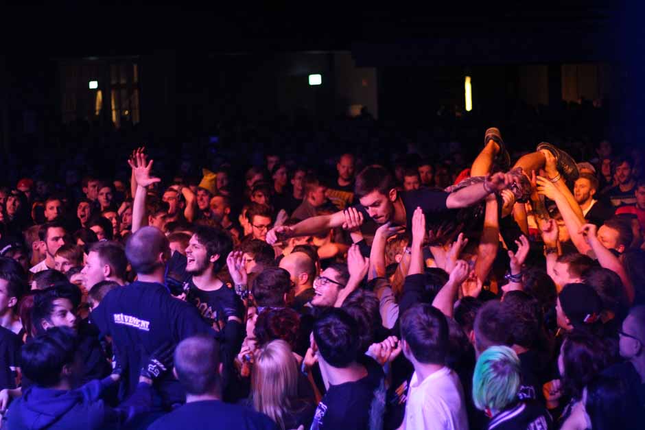 Backstage bei Heaven Shall Burn + Parkway Drive + Northlane + Carnifex, Tour 2014