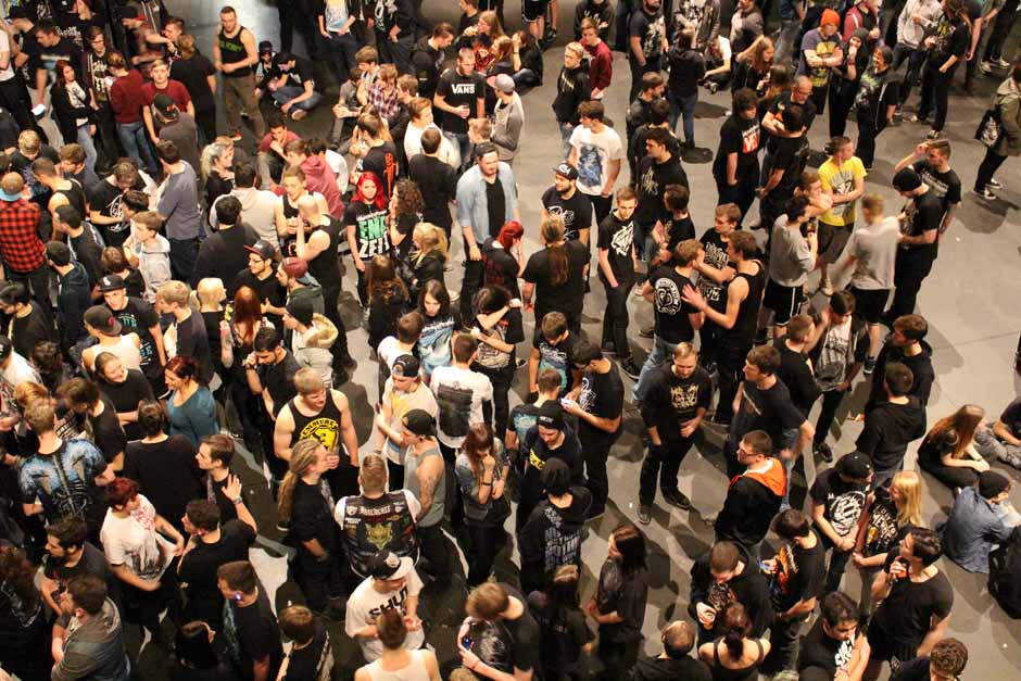 Backstage bei Heaven Shall Burn + Parkway Drive + Northlane + Carnifex, Tour 2014