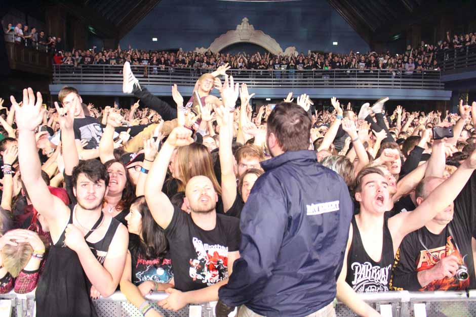 Backstage bei Heaven Shall Burn + Parkway Drive + Northlane + Carnifex, Tour 2014