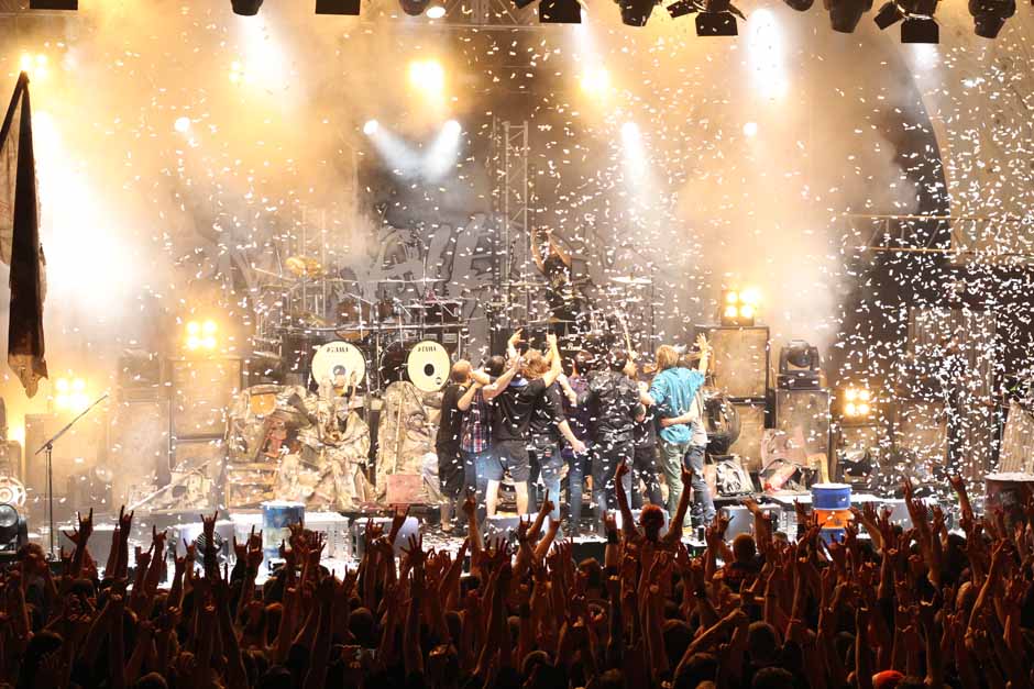 Backstage bei Heaven Shall Burn + Parkway Drive + Northlane + Carnifex, Tour 2014