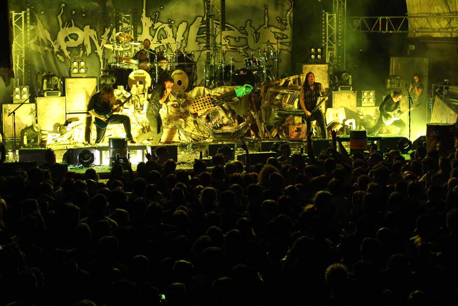 Backstage bei Heaven Shall Burn + Parkway Drive + Northlane + Carnifex, Tour 2014