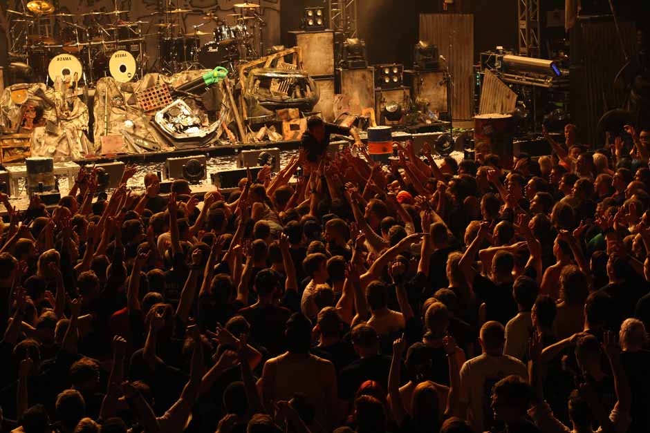 Backstage bei Heaven Shall Burn + Parkway Drive + Northlane + Carnifex, Tour 2014