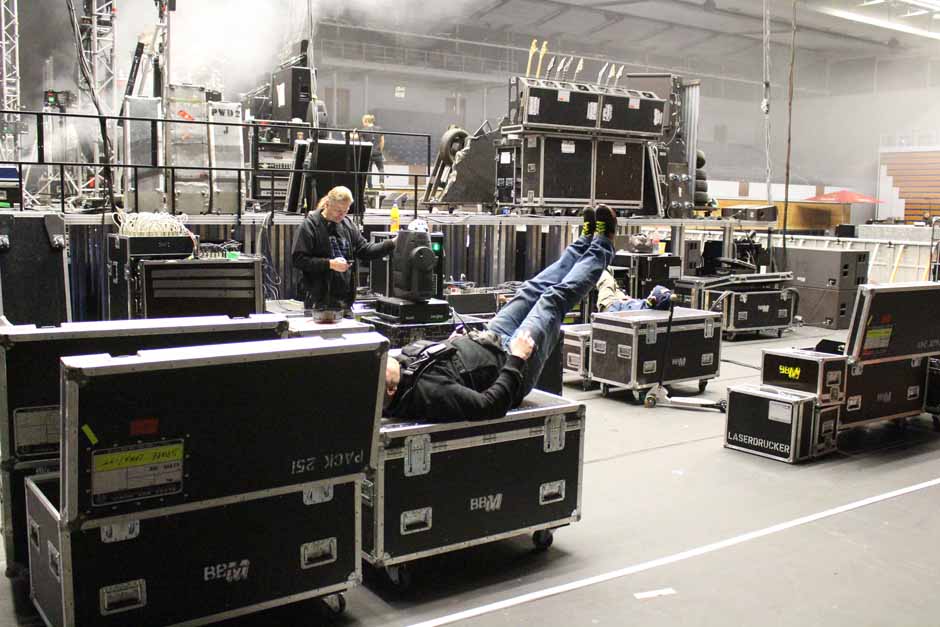 Backstage bei Heaven Shall Burn + Parkway Drive + Northlane + Carnifex, Tour 2014