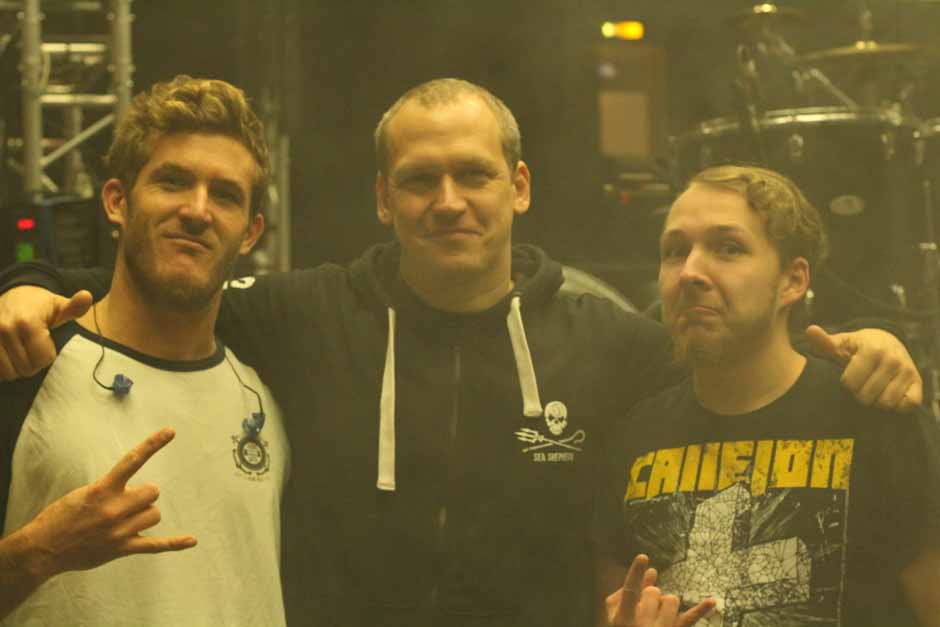 Backstage bei Heaven Shall Burn + Parkway Drive + Northlane + Carnifex, Tour 2014