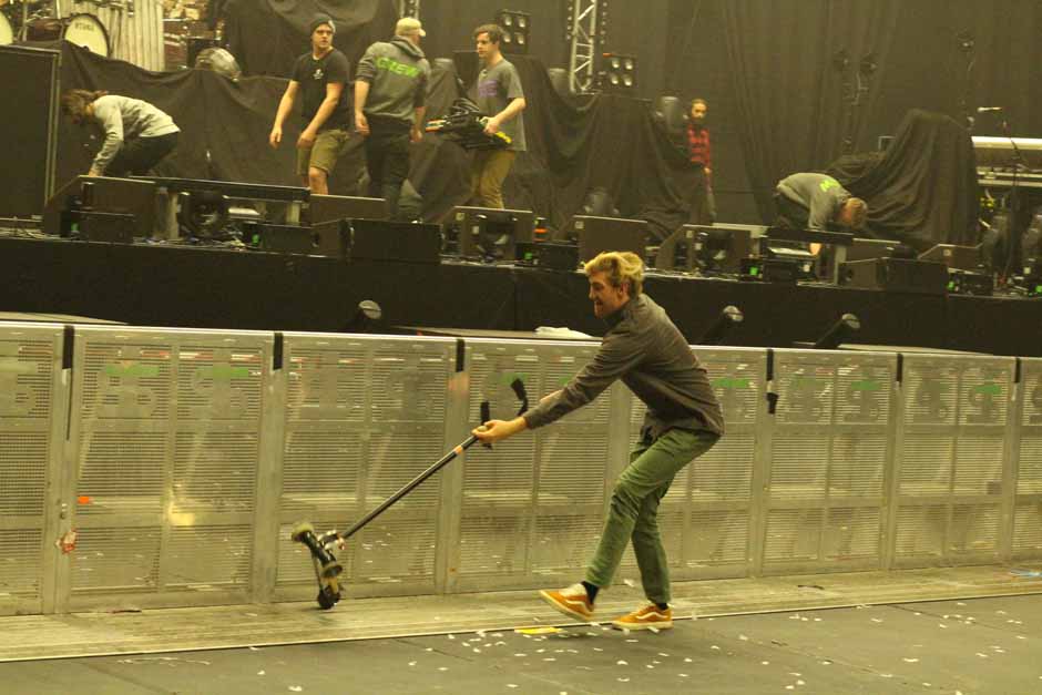 Backstage bei Heaven Shall Burn + Parkway Drive + Northlane + Carnifex, Tour 2014