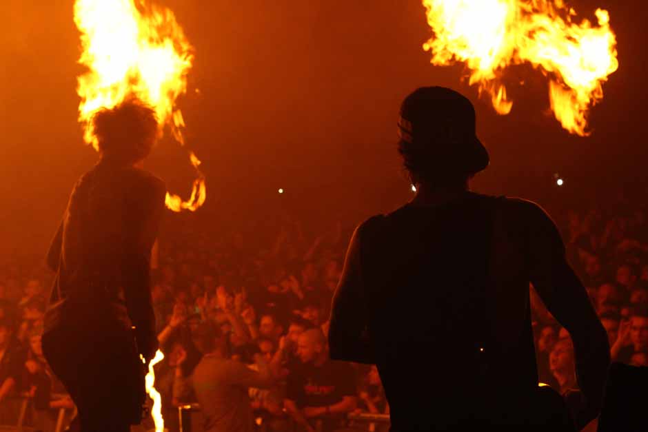 Backstage bei Heaven Shall Burn + Parkway Drive + Northlane + Carnifex, Tour 2014