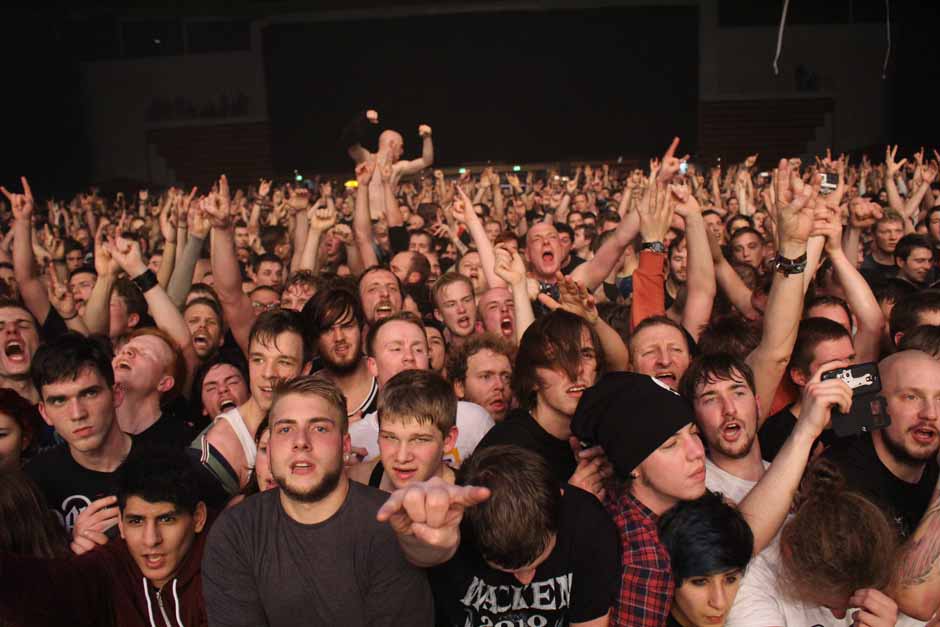 Backstage bei Heaven Shall Burn + Parkway Drive + Northlane + Carnifex, Tour 2014