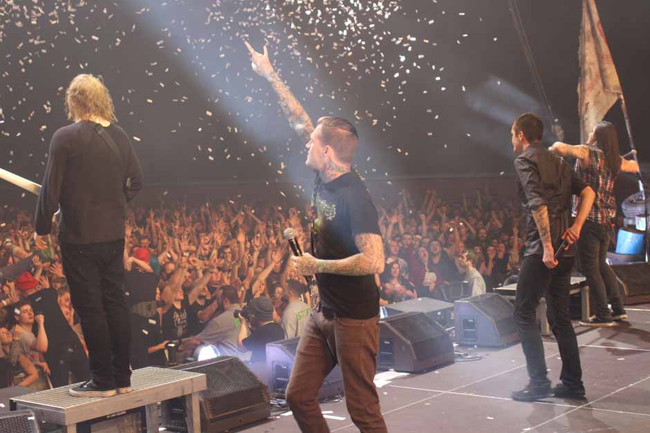 Backstage bei Heaven Shall Burn + Parkway Drive + Northlane + Carnifex, Tour 2014