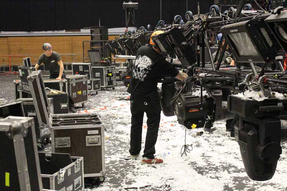 Backstage bei Heaven Shall Burn + Parkway Drive + Northlane + Carnifex, Tour 2014