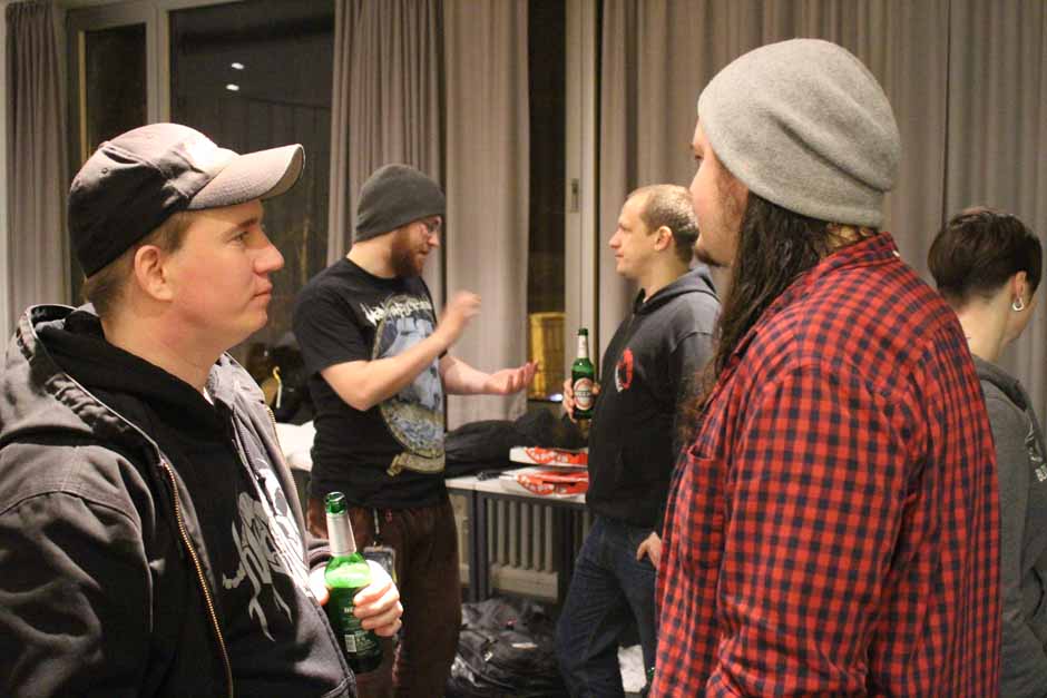 Backstage bei Heaven Shall Burn + Parkway Drive + Northlane + Carnifex, Tour 2014