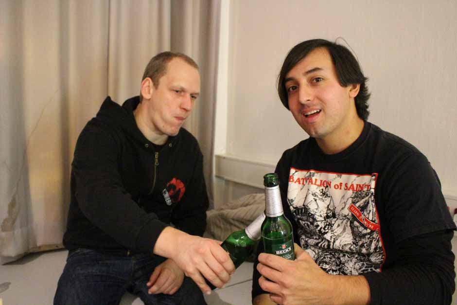 Backstage bei Heaven Shall Burn + Parkway Drive + Northlane + Carnifex, Tour 2014