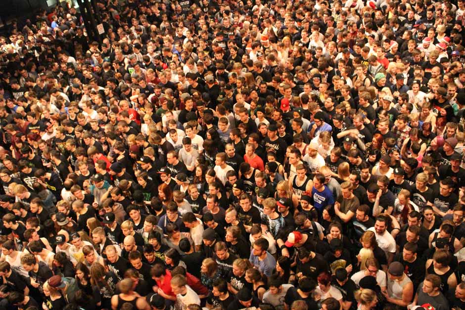 Backstage bei Heaven Shall Burn + Parkway Drive + Northlane + Carnifex, Tour 2014