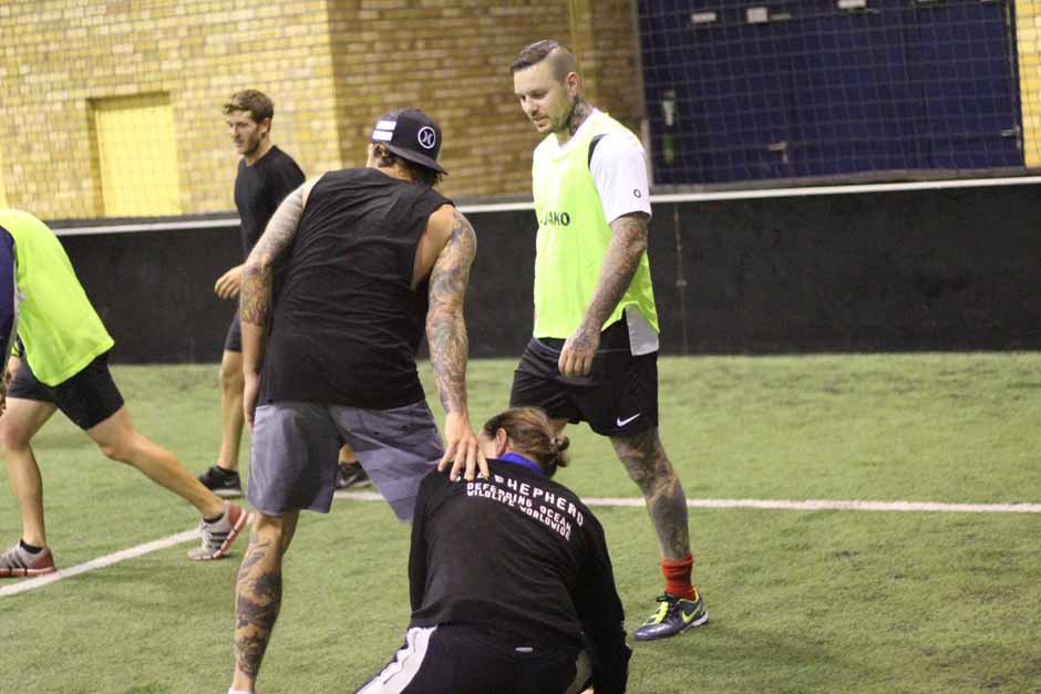 Backstage bei Heaven Shall Burn + Parkway Drive + Northlane + Carnifex, Tour 2014