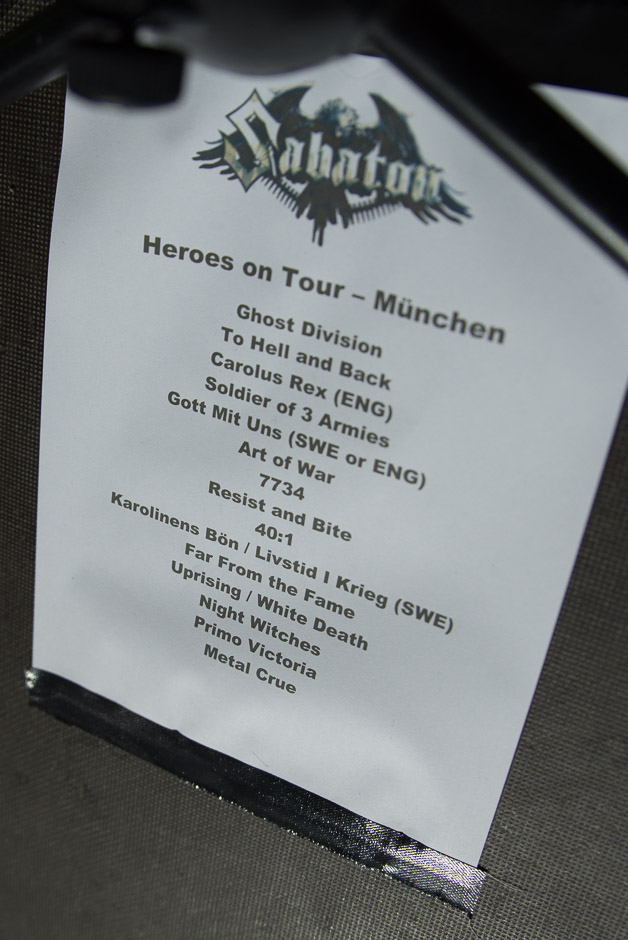 Sabaton live, 04.02.2015, München