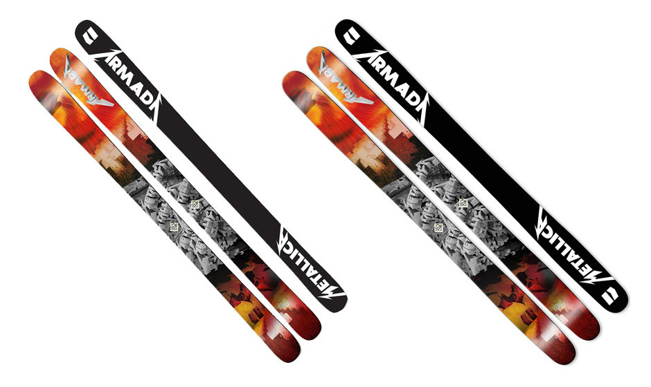 Armada X Metallica JJ 2.0 Powder Skis und
Armada X Metallica Invictus 95Ti Skis