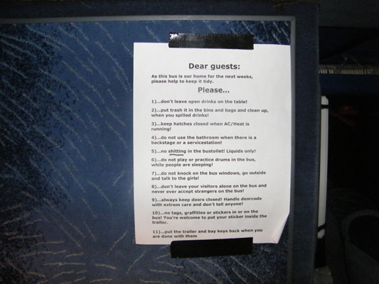 Auf Tour und Backstage mit Obscura