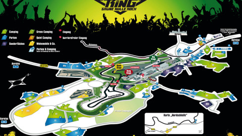 Der Ring - Grüne Hölle Rock 2015-Geländeplan