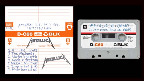 Cover der Wiederveröffentlichung von Metallicas NO LIFE ‘TIL LEATHER-Kassetten-Demo