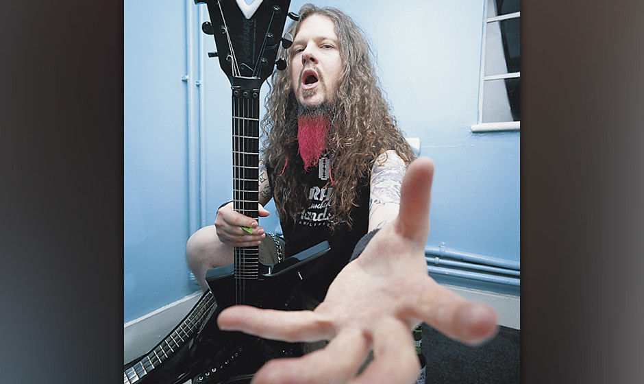 UNITED KINGDOM - JANUARY 01:  Photo of Dimebag DARRELL; guitarist with Pantera  (Photo by James Cumpsty/Redferns)