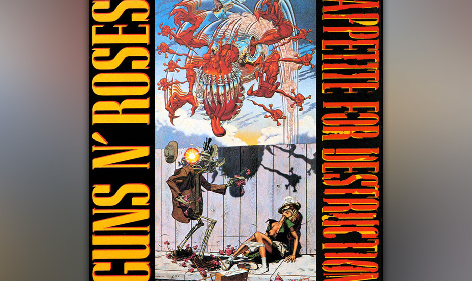 Guns N' Roses APPETITE FOR DESTRUCTION (1987)-Original-Cover