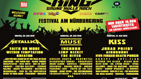 Der Ring - Grüne Hölle Rock 2015 Line-Up